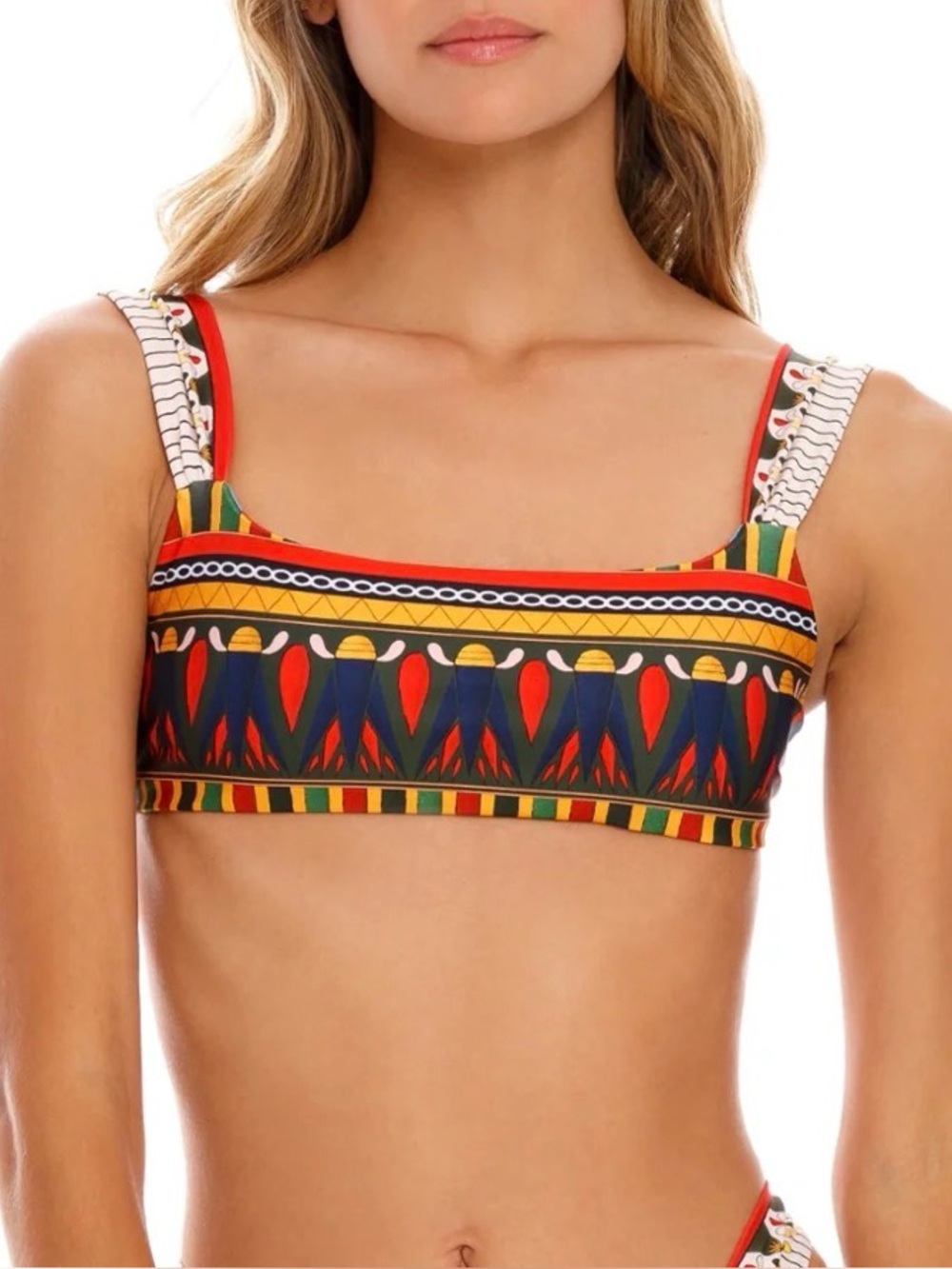 Agua Bendita "Selena Menfis" Reversible Bikini Top size Small